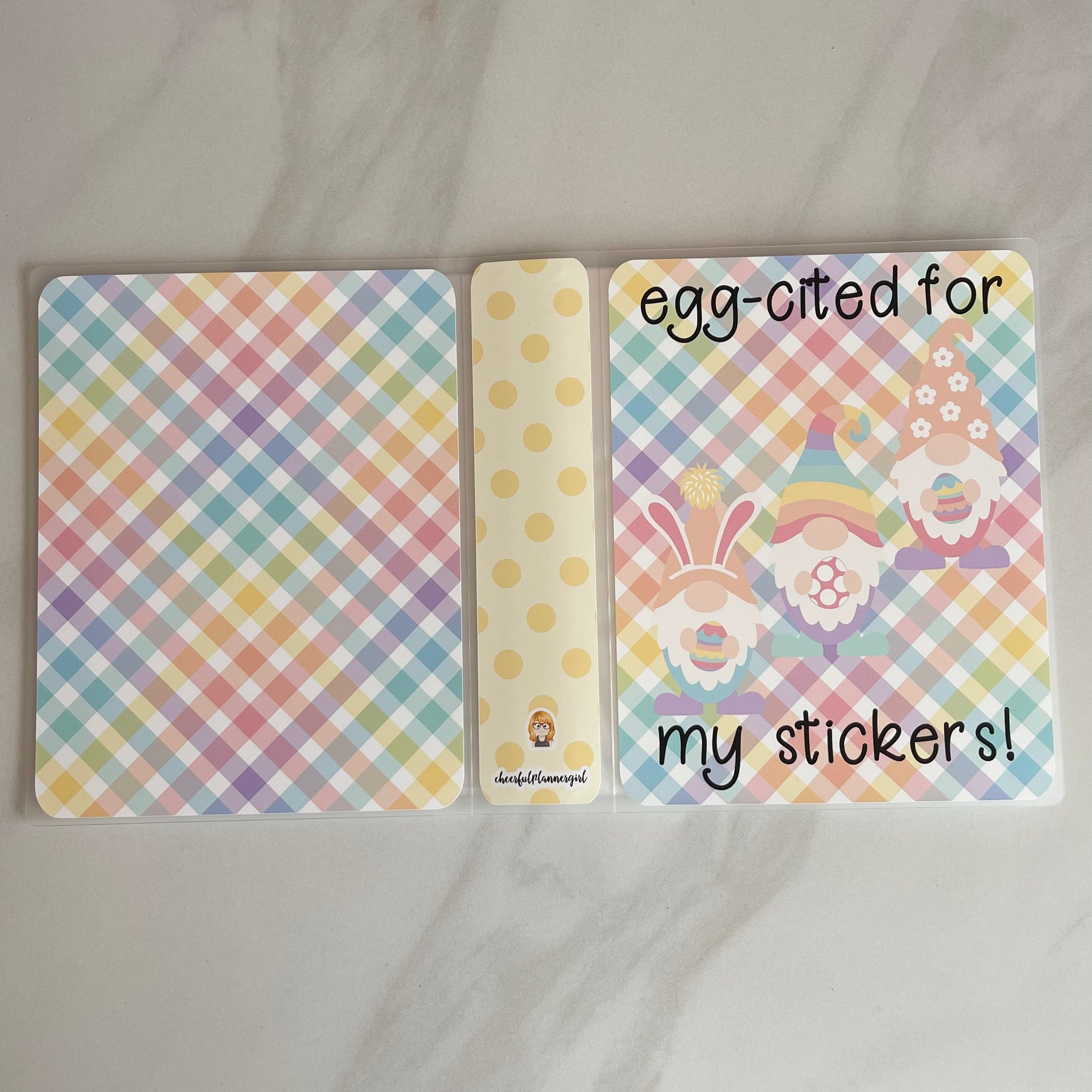 egg-citied for my stickers Sticker Storage Album Choose Size in Drop Down Menu