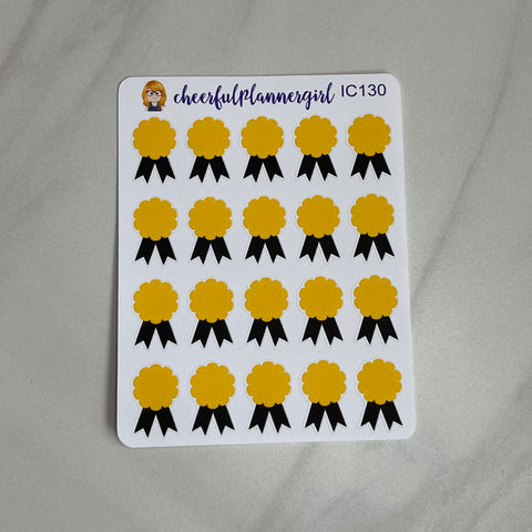 Award Ribbons Planner Stickers