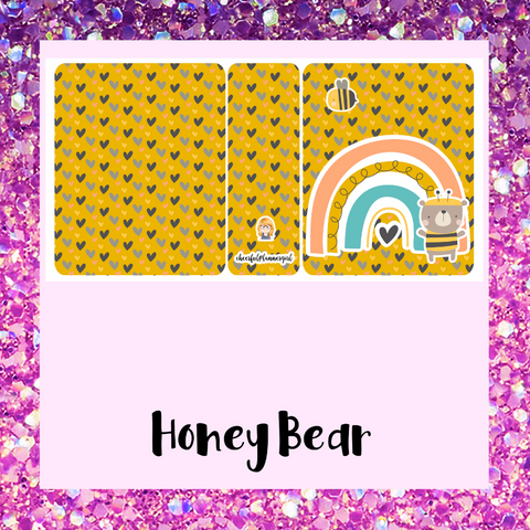 6x8 Extra Large Honey Bear Sticker Storage Album