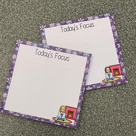 Today's Focus Sticky Notes You Choose from Anna or Daisy
