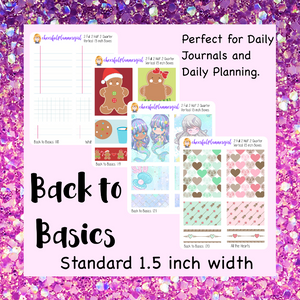 Back to Basics Perfect for Daily Planning