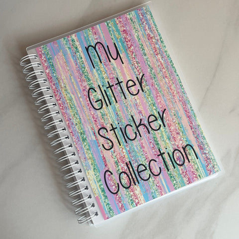 5x7 My Glitter Sticker Collection Reusable Sticker Album