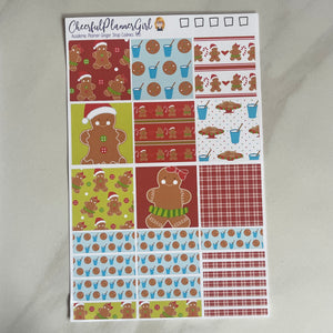 Ginger Snap Christmas Cookies for Academic Planner Weekly Layout