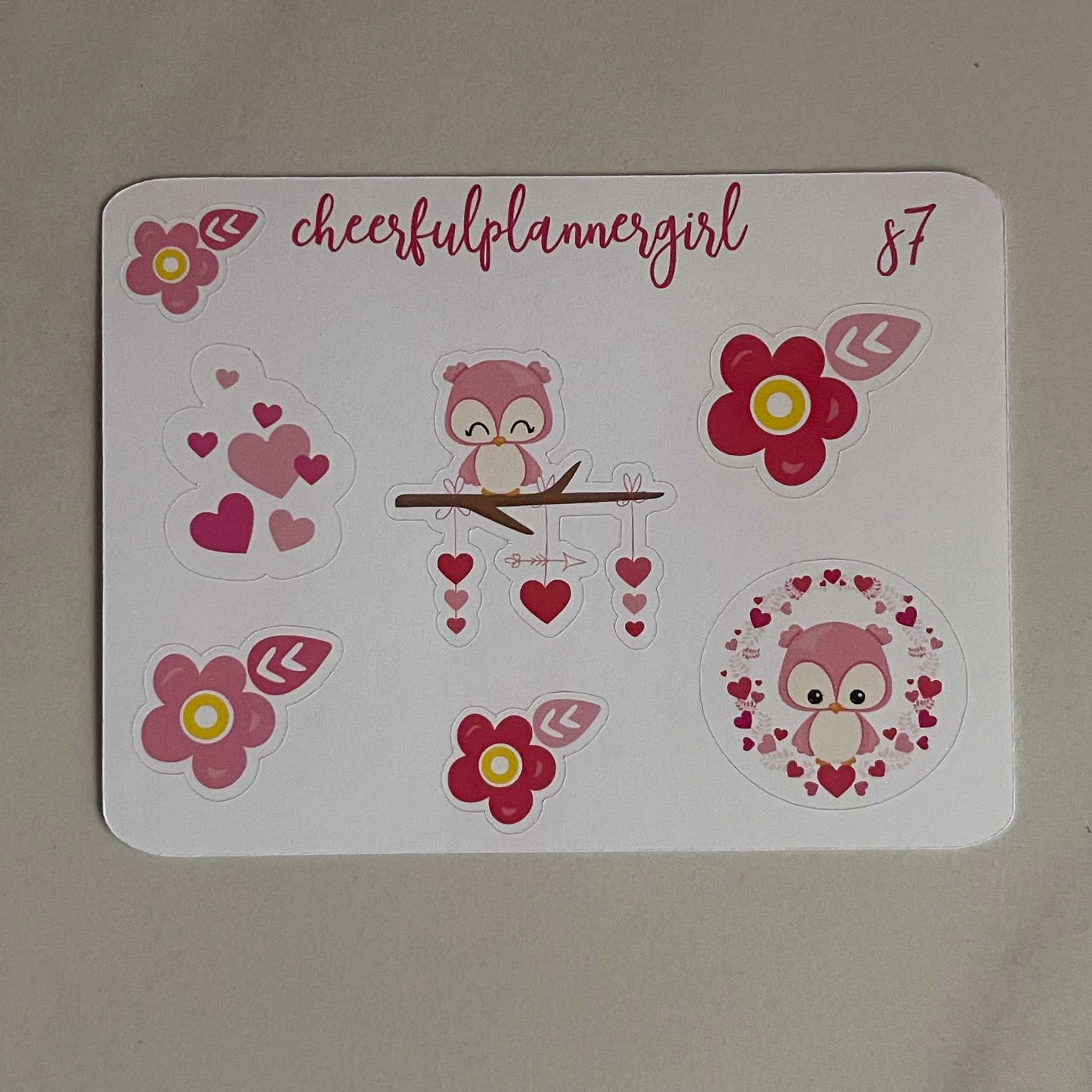 Sweet Owls Deco Sampler Sticker Sheet