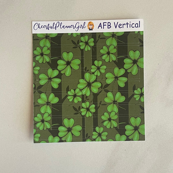 Gnome St Patricks Day AFB Vertical Kit Weekly Layout Planner Stickers