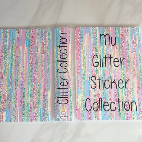 6x8 Extra Large My Glitter Sticker Collection Storage Album