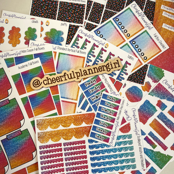 Rainbow Glitter Collection