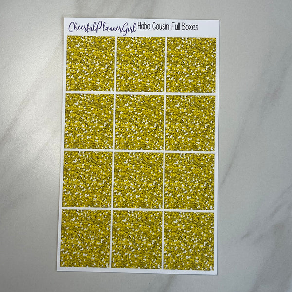 Yellow Glitter Collection