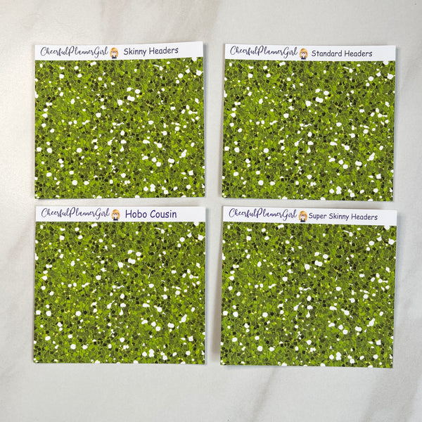 Lime Green Glitter Collection