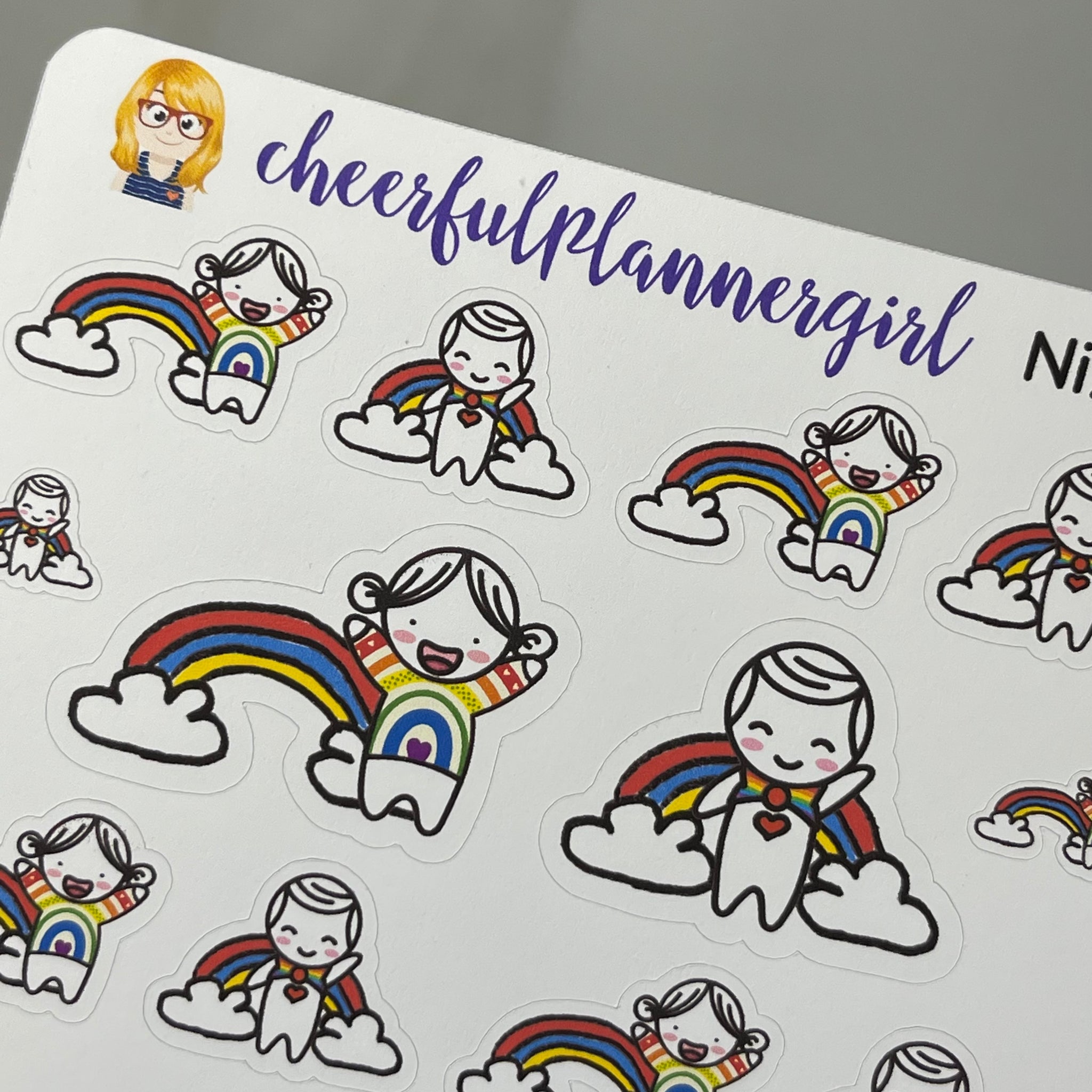 Nixie Love is Love Planner Stickers