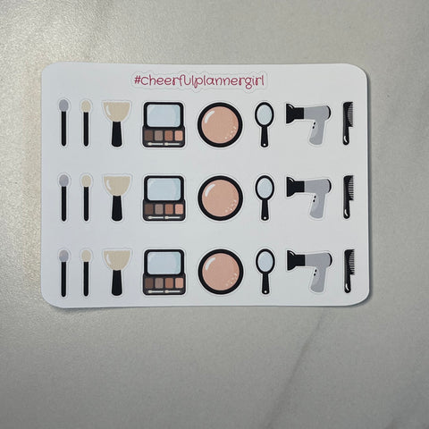 Make Up Deco Sampler Sticker Sheet
