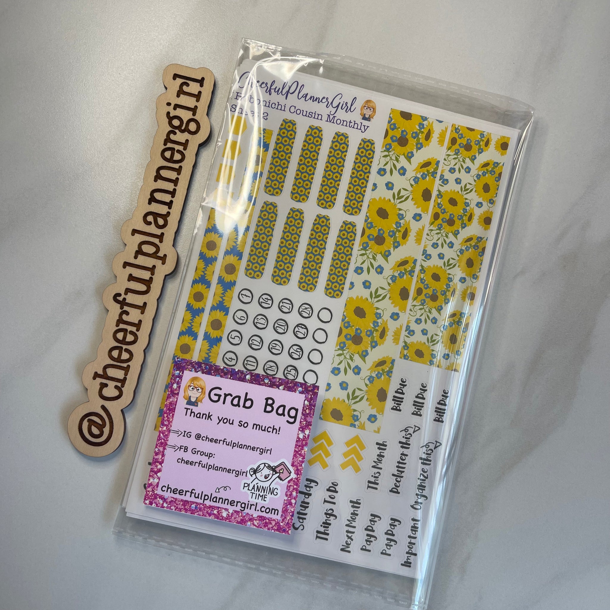 Hobonichi Cousin Monthly Kit Planner Stickers Mystery Grab Bags