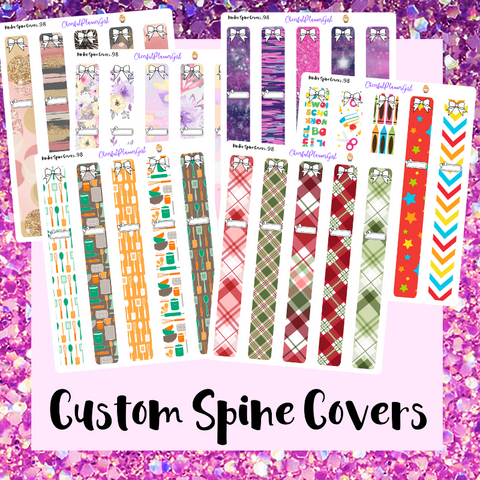 Custom Spine Covers For Ring Binders Sticker Album