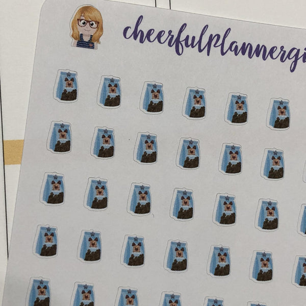 Dog Food Mini Stickers