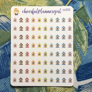 Bird House Mini Stickers