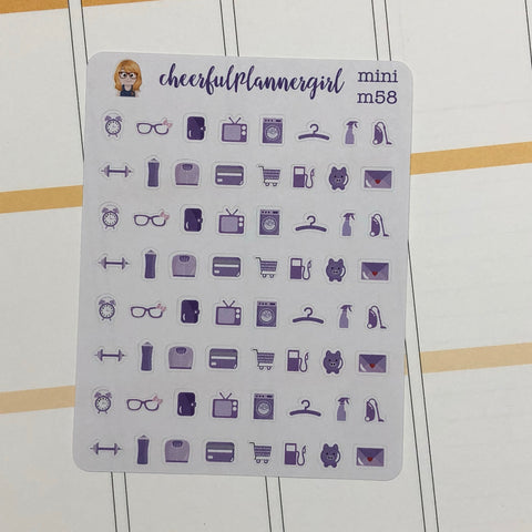 This Week in Purple Mini Stickers