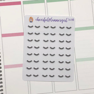 Eyelash Planner Stickers