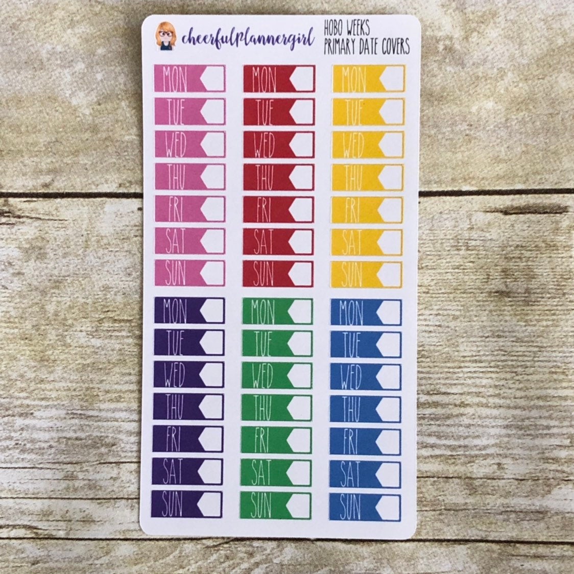 Hobonichi Weeks Date Covers Planner Stickers
