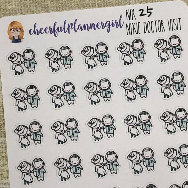 Nixie Doctor Visit Planner Stickers