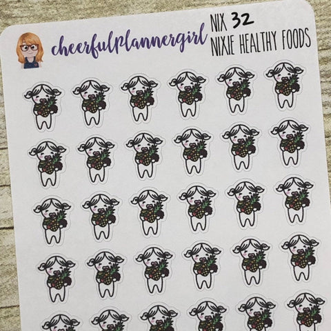 Nixie Healthy Foods Planner Stickers