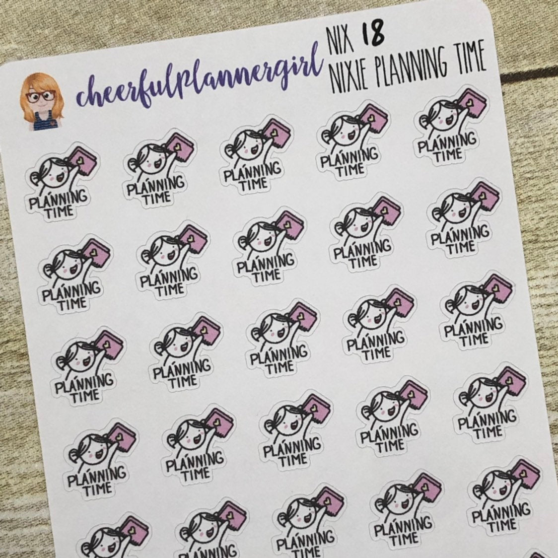 Nixie Planning Time Planner Stickers