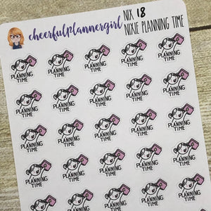 Nixie Planning Time Planner Stickers