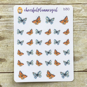 Butterflies Planner Stickers