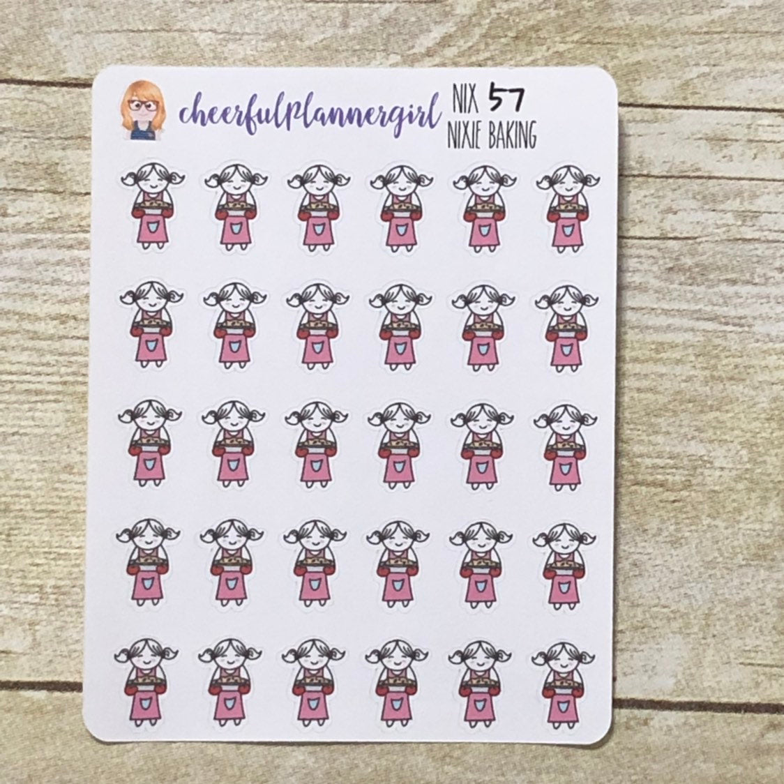 Nixie is Baking Planner Stickers