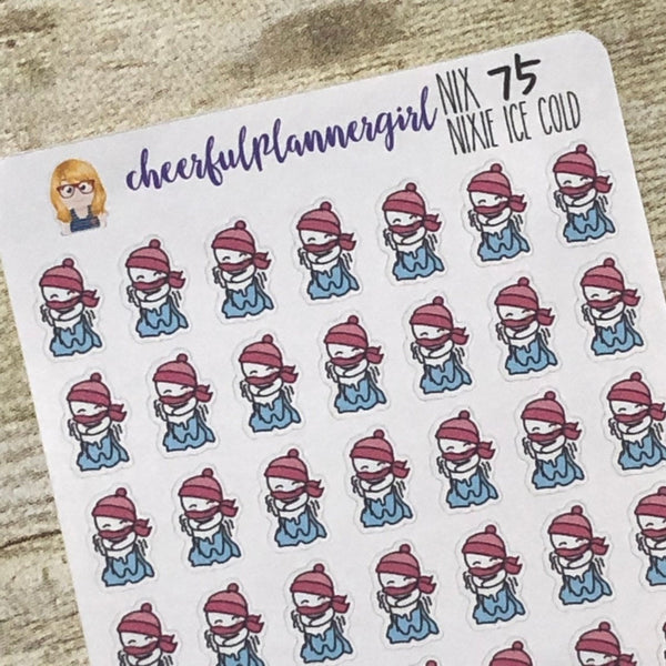 Nixie Ice Cold Planner Stickers