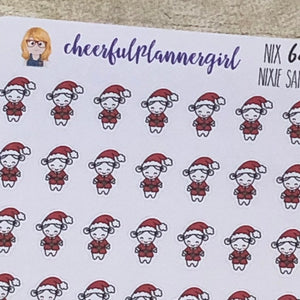 Nixie Santa Planner Stickers