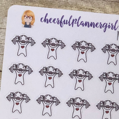 Nixie Workout Planner Stickers