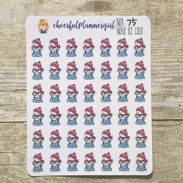 Nixie Ice Cold Planner Stickers