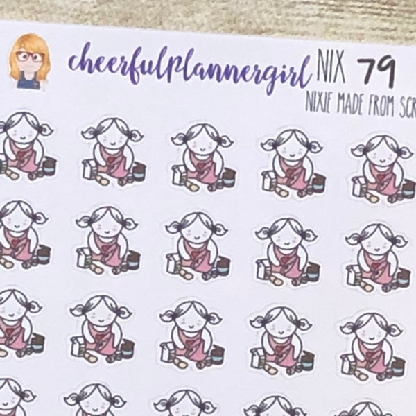Nixie Made from Scratch Planner Stickers
