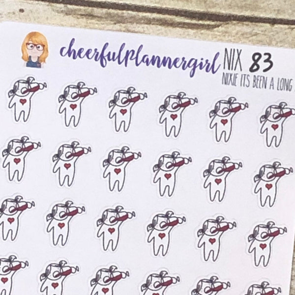 Nixie Its Been A Long Day Planner Stickers