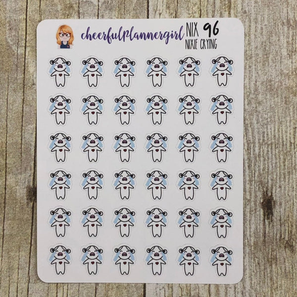 Nixie Crying Planner Stickers