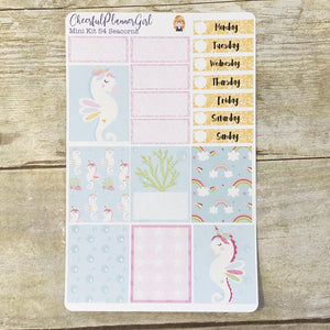 Seacorns Mini Kit Weekly Layout Planner Stickers