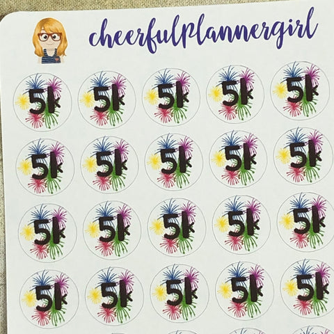 5k Step Goal Planner Stickers