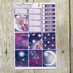 Celestial Fairy Mini Kit Weekly Layout Planner Stickers