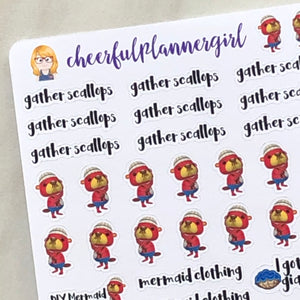 Pascal with Script Planner Stickers