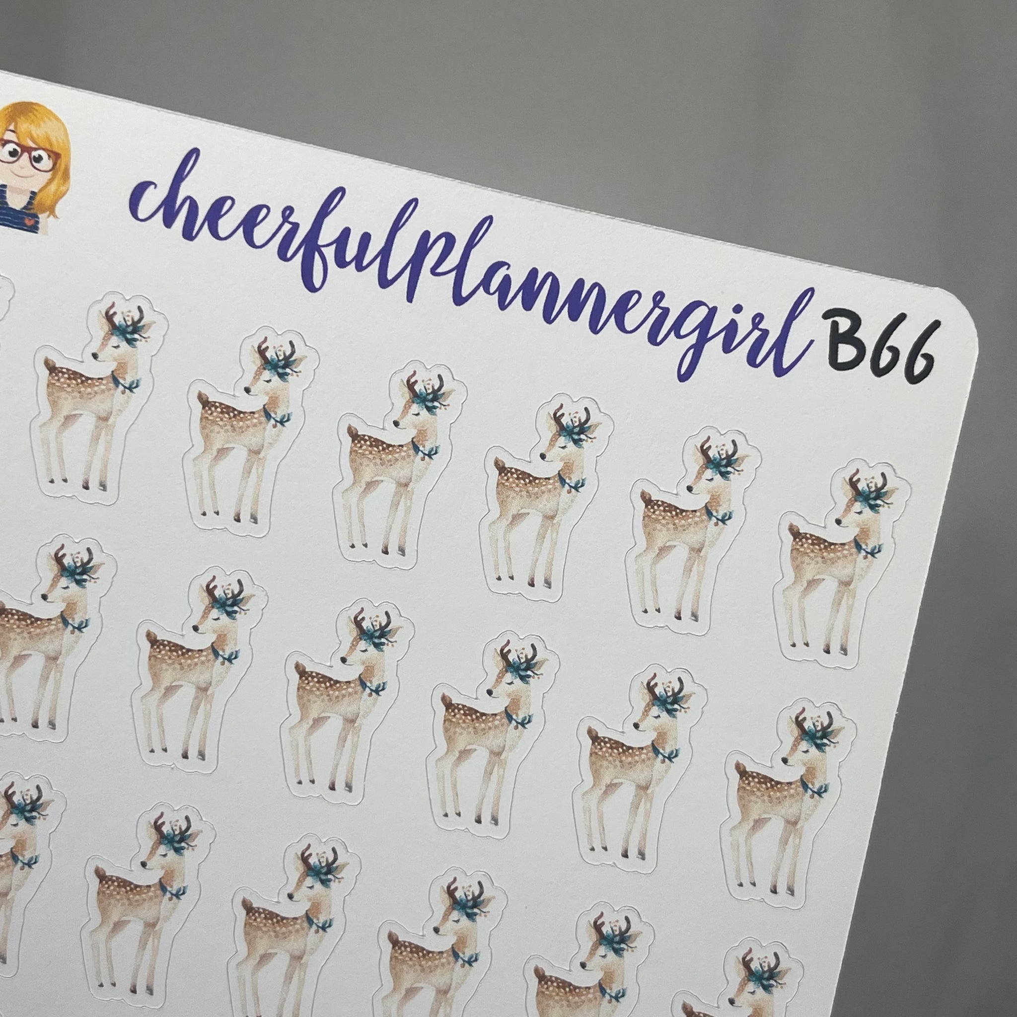 Woodland Deer Planner Stickers