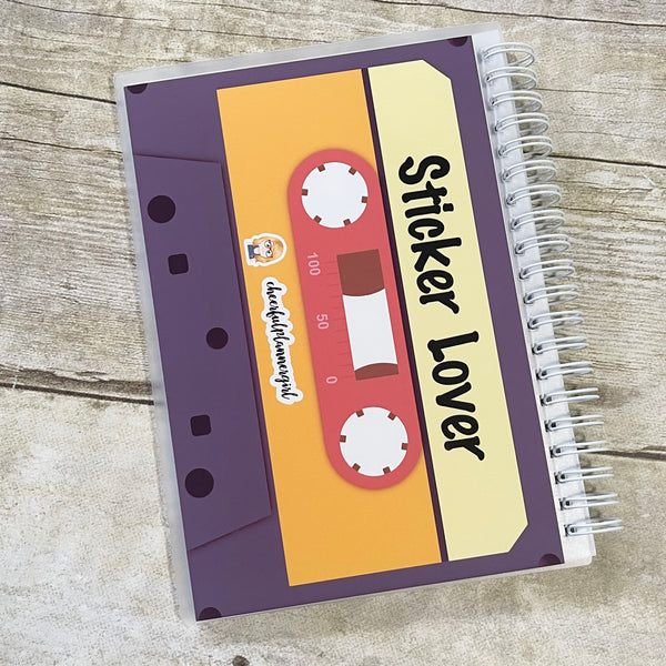 Cassette Tape Sticker Lover 5x7 Reusable Sticker Album