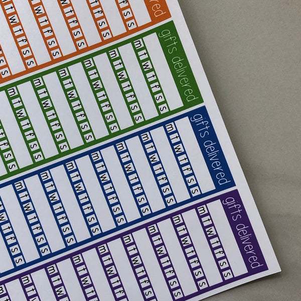 Villager Gifts Delivered Trackers Planner Stickers