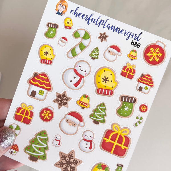 Christmas Cookies Planner Stickers