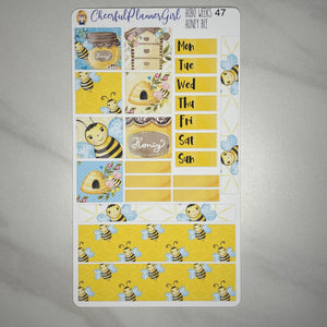 Honey Bee Hobonichi Weeks Weekly Planner Stickers