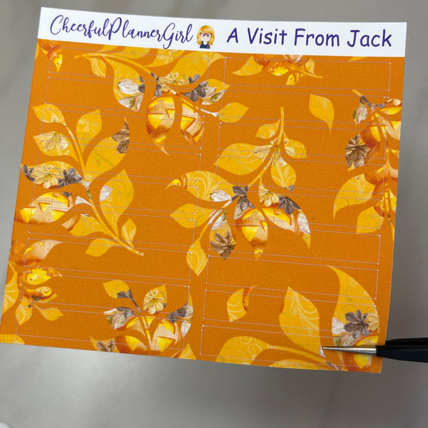 A Visit from Jack Mini Kit Weekly Layout Planner Stickers