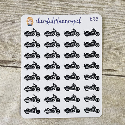Motorcycle Planner Stickers
