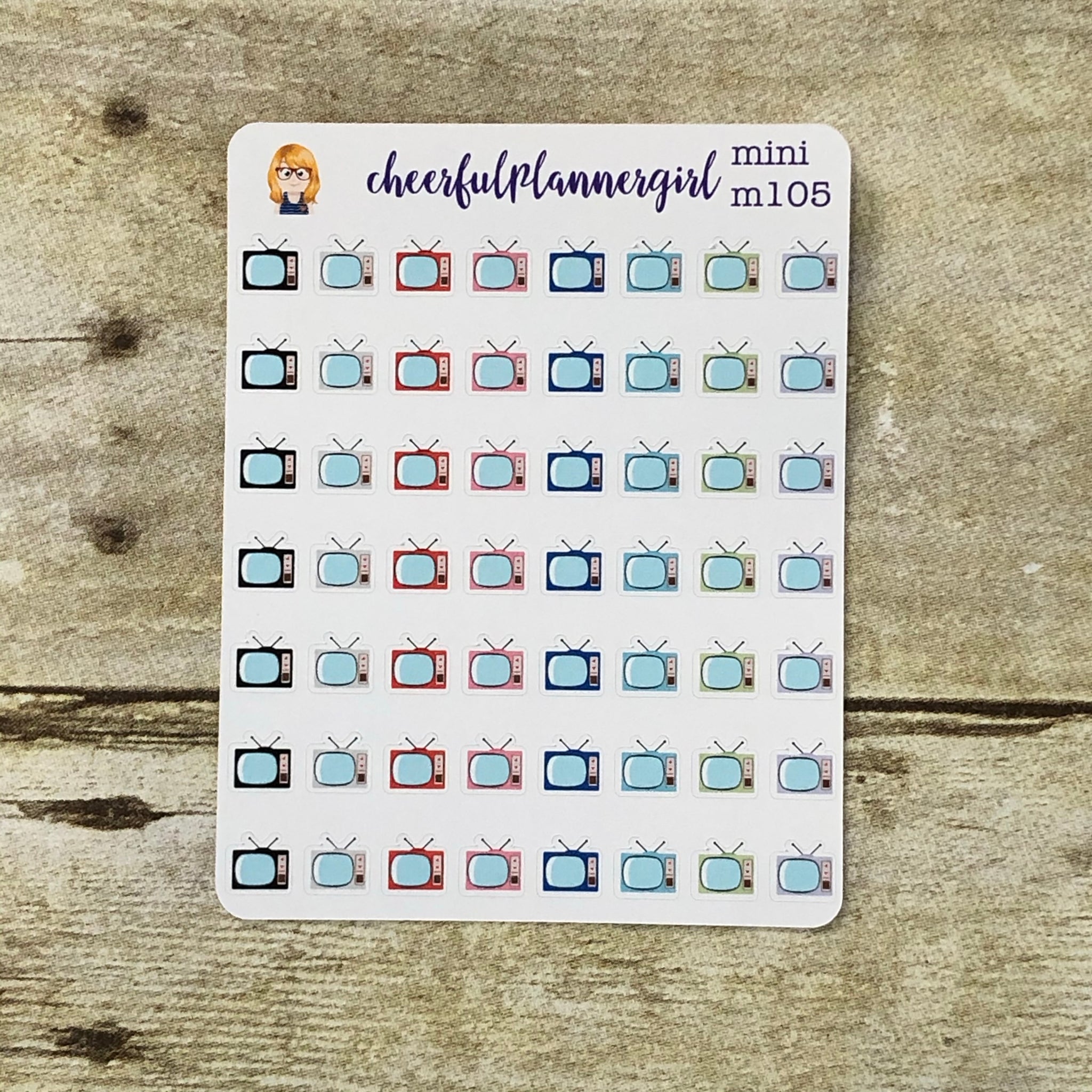 TV Mini Stickers