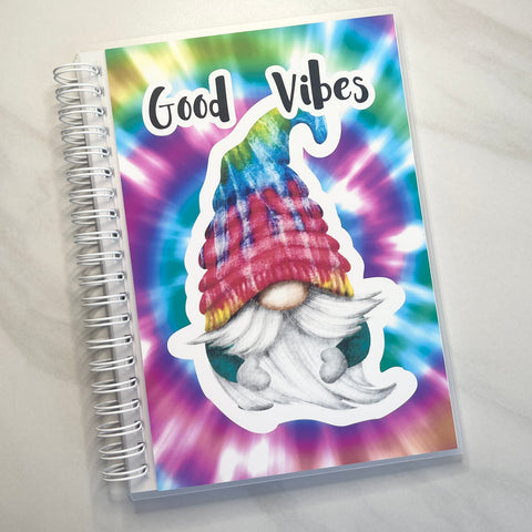 5x7 Good Vibes Gnomes Cover Reusable Sticker Album