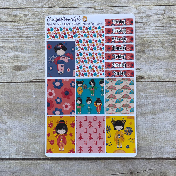 Tsubaki The Perfect Love Mini Kit Weekly Layout Planner Stickers