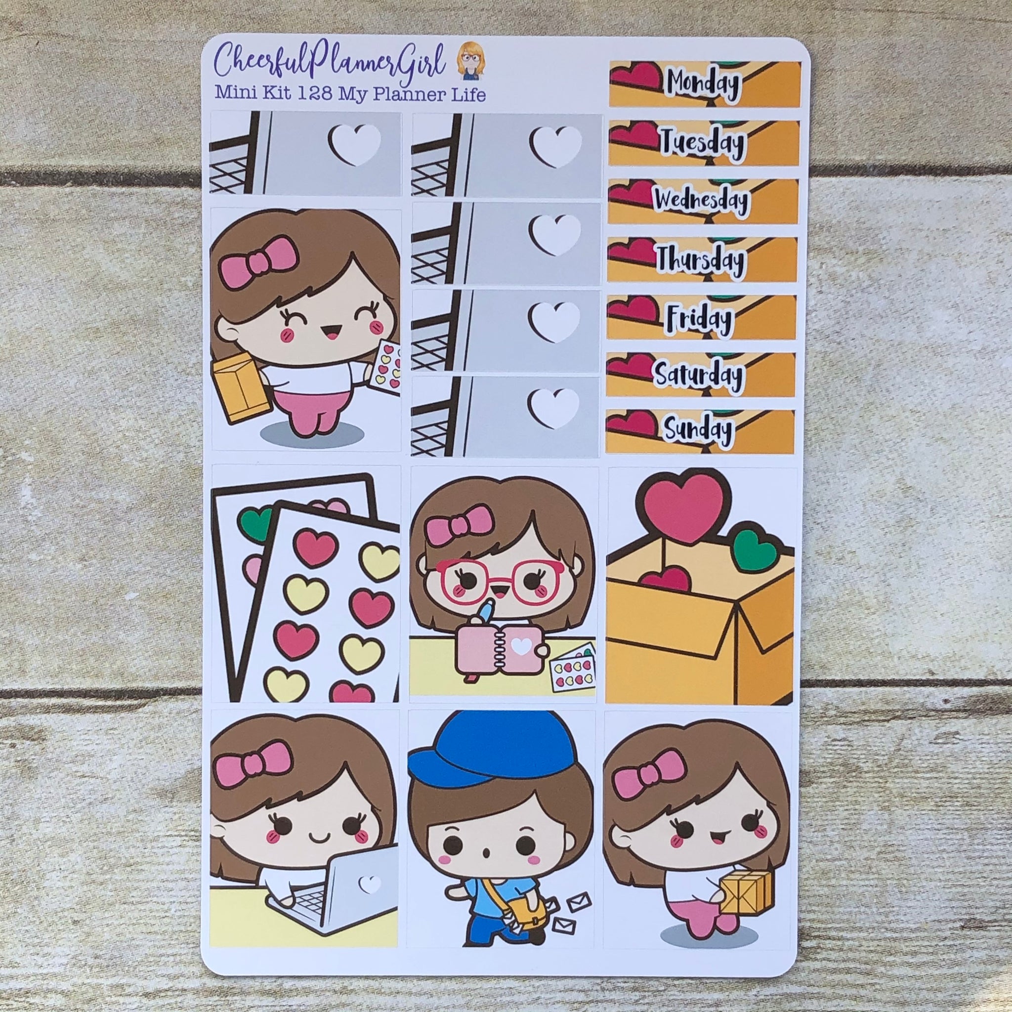 My Planner Life Mini Kit Weekly Layout Planner Stickers